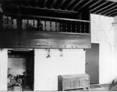 In de Noordhoeve was een kamer met een balustrade.