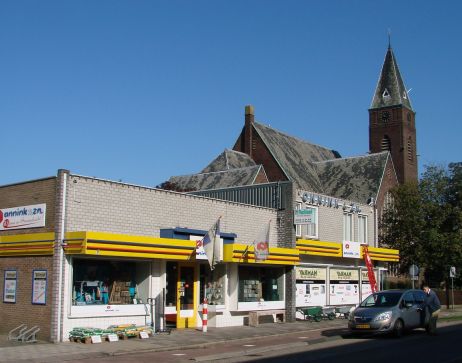 Het winkelpand van Onnink aan de 2e Barendrechtseweg.
