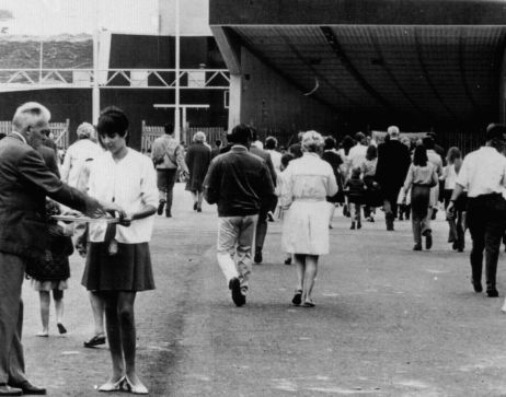 Open dag in de Heinenoordtunnel op 7 juli 1969.